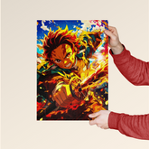 Demon Slayer – Tanjiro’s Flame Poster